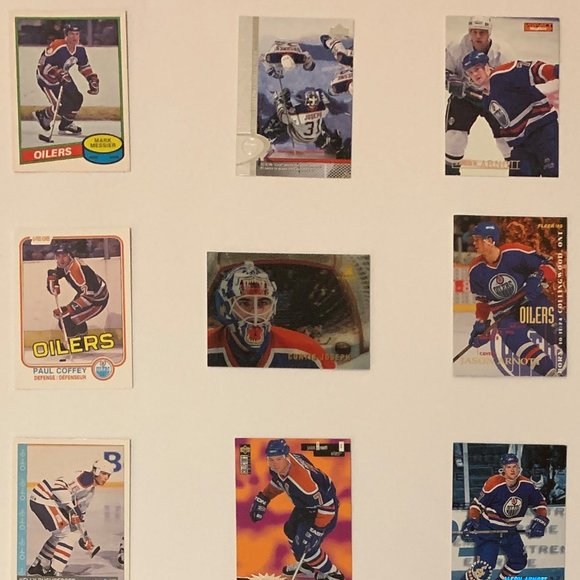 Edmonton Oilers Vintage NHL Hockey Cards - Lot of 19 w/ Coffey, Messier, Arnott+ - Picture 4 of 7